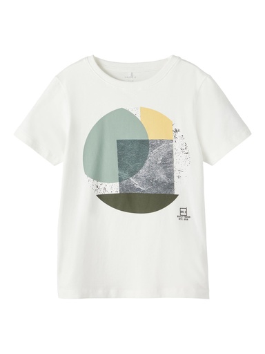 NAME IT KIDS - NKM KENNET SS TOP - White Alyssum