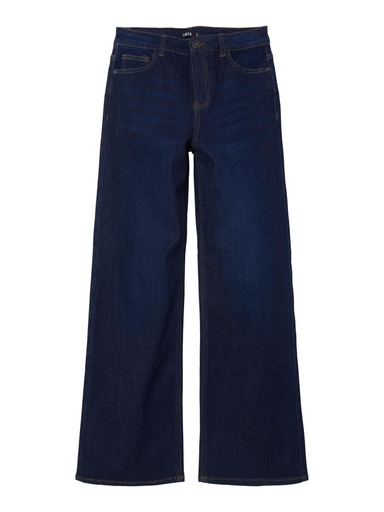 LMTD - NLF TILINETTE DNM HW WIDE PANT NOOS - Dark Blue Denim