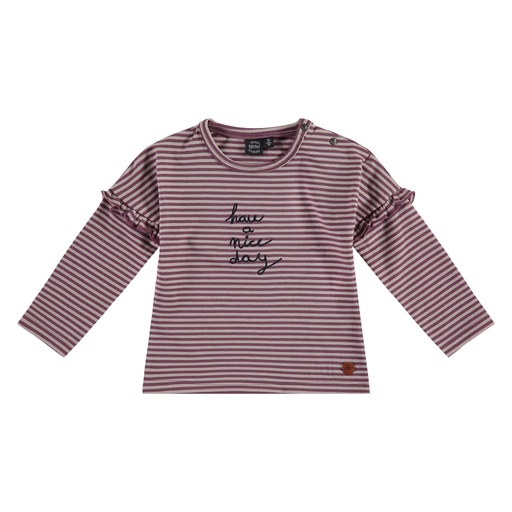 Babyface - girls T-shirt long sleeve - eggplant - BBE22408658