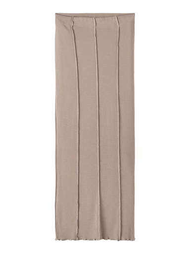 LMTD - NLF RAWDIDA LONG SKIRT - Mocha Meringue