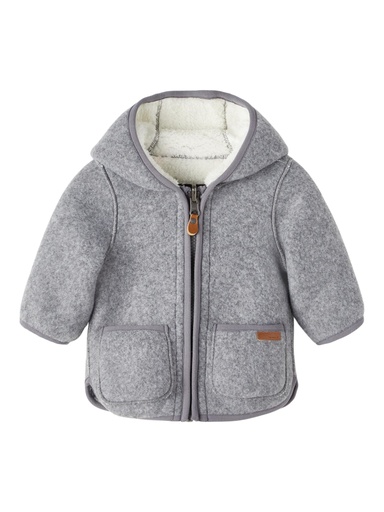 NAME IT BABY - NBN MILY JACKET - Grey Melange