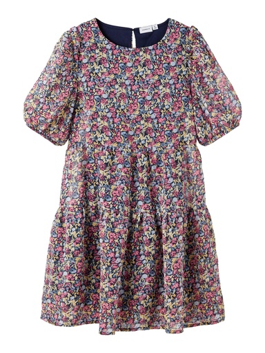 NAME IT KIDS - NKF LISA SS DRESS - Chateau Rose