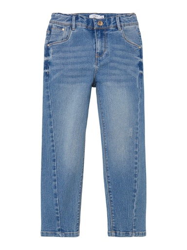 NAME IT KIDS - NKF RELLA DNMTAYA 2682 ANCLE PANT - Medium Blue Denim
