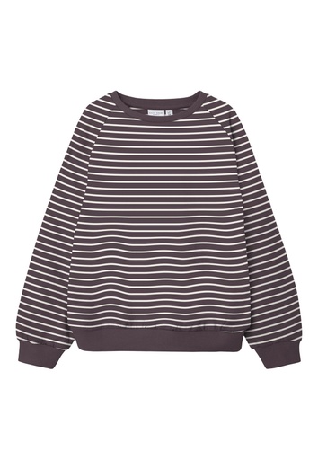 NAME IT KIDS - NKF VARIE LS BOXY SWEAT BRU N - Fig