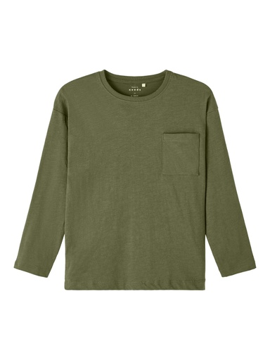 NAME IT KIDS - NKM VEBBE LS BOXY TOP NN - Beetle