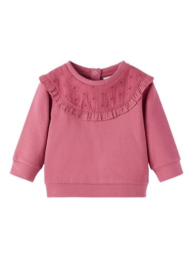 NAME IT BABY - NBF OFILLE LS SWEAT BRU - Mauvewood