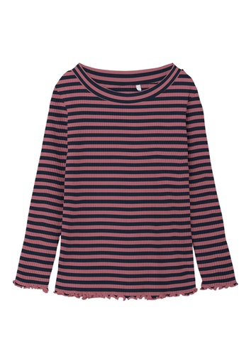 NAME IT MINI - NMF VEMMA LS SLIM TOP OO - Mauvewood