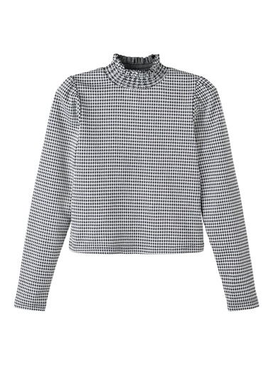 NAME IT KIDS - NKF RADI LS SHORT TOP - Black