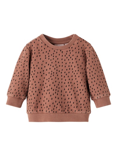 NAME IT BABY - NBN OON LS SWEAT BOX BRU - Coconut Shell