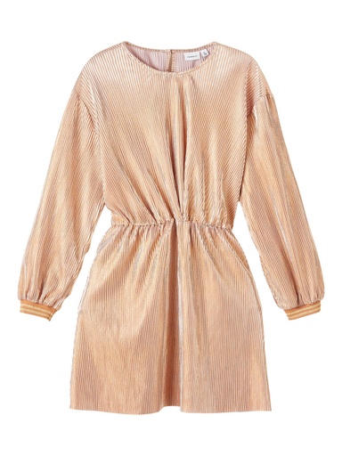 NAME IT KIDS - NKF RAMIRA LS DRESS - Autumn Leaf