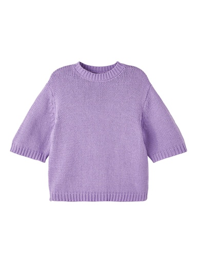 NAME IT KIDS - NKF BALAO 2/4 SL KNIT - Sand Verbena