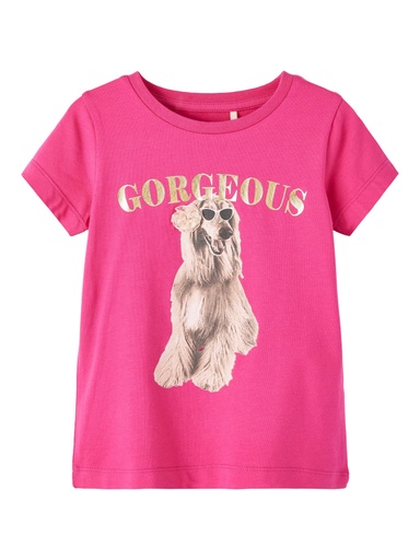 NAME IT MINI - NMF BEVERLY SS TOP BOX - Pink Yarrow