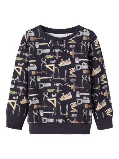 NAME IT MINI - NMM BETTE SWEAT UNB - Dark Sapphire