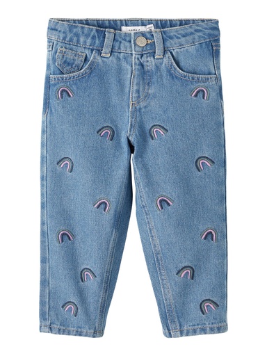 NAME IT MINI - NMF BELLA MOM JEANS 1250-TE NOOS - Medium Blue Denim