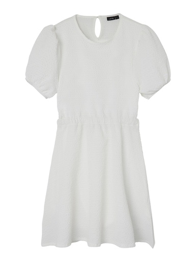 LMTD - NLF HAISY SS DRESS - White Alyssum