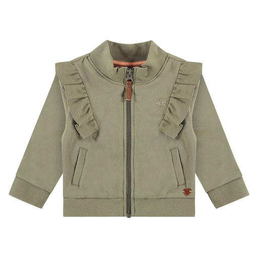 Babyface - girls sweat cardigan - ARMY - BBE23108406
