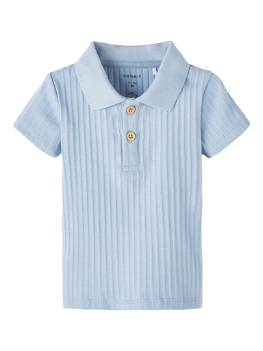 NAME IT BABY - NBM FALVAN SS POLO - Dusty Blue