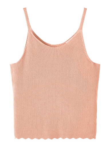 NAME IT KIDS - NKF FIFALMA  KNIT STRAP TOP - Peach Nectar