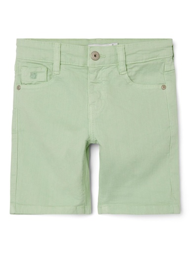 NAME IT KIDS - NKM SILAS SLIM TWI SHORTS 6366-TP F - Green Ash