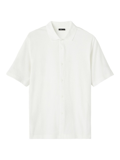 LMTD - NLM REST SS PIQUE SHIRT - White Alyssum