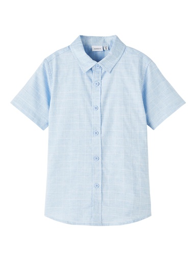 NAME IT KIDS - NKM HUHOLLE SS SHIRT - Medium Blue Denim