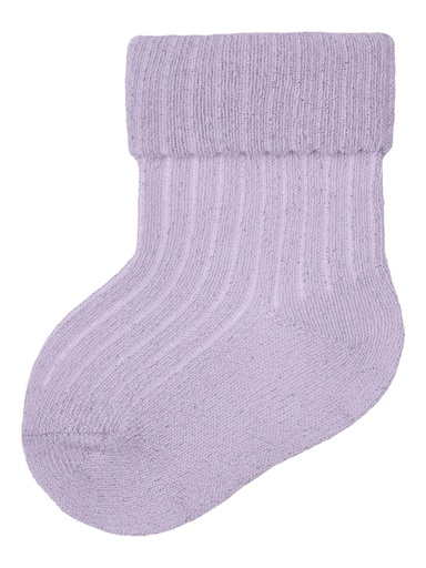 NAME IT BABY - NBF NOBBA GLITTER SOCK - Orchid Bloom