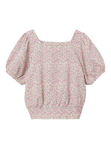 LMTD - NLF FIBBA SS SHORT TOP - Shadow Lime AOP