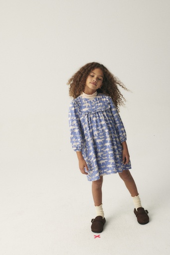 Compania Fantastica - Vestido de niña en tejido toalla rosa - PINK 