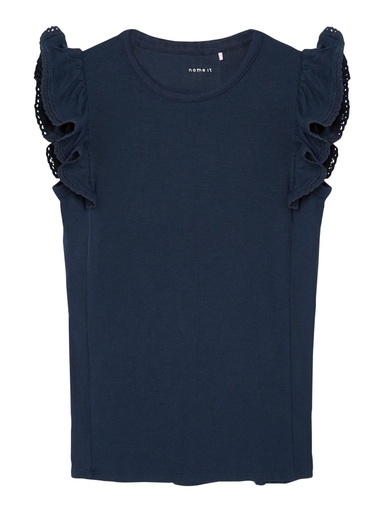 NAME IT KIDS - NKF JULIA SL TOP PB - Dark Sapphire