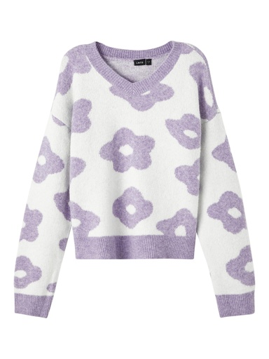 LMTD - NLF TAISY LS SHORT KNIT - Sand Verbena