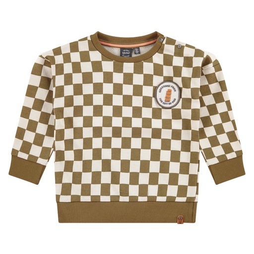 Babyface - boys sweatshirt - olive - BBE23407455
