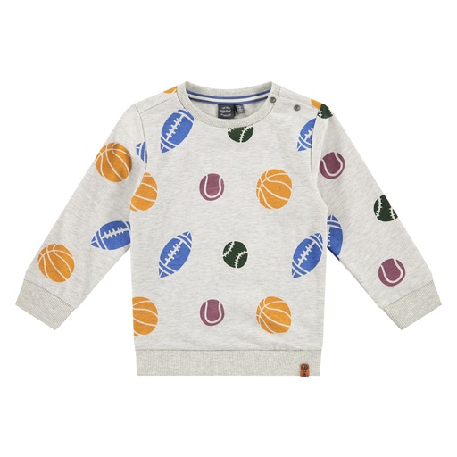 Babyface - boys sweatshirt - grey melee - BBE23507477