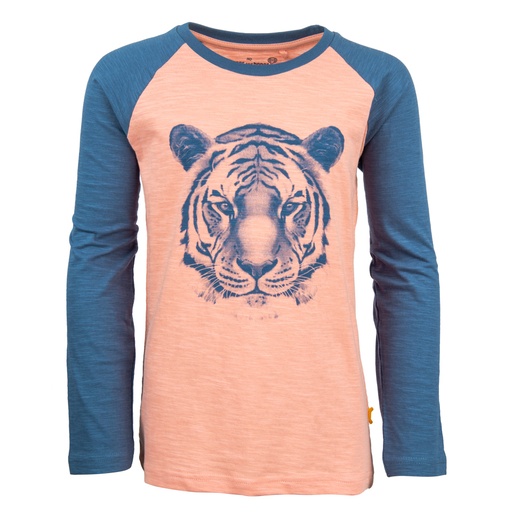 Stones and Bones - Harvest - TIGER - pink + denim - 29202286