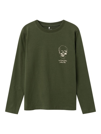 NAME IT KIDS - NKM OMOFFE LS TOP - Rifle Green