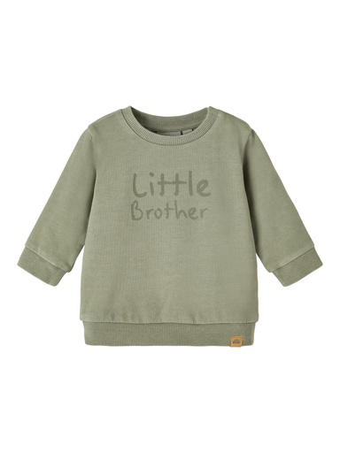 NAME IT BABY - NBN OBBI LS SWEAT BRU - Oil Green