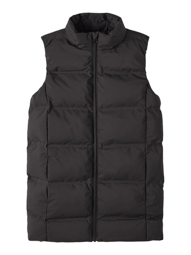 NAME IT KIDS - NKF MELLOW LONG PUFFER VEST TB - Black