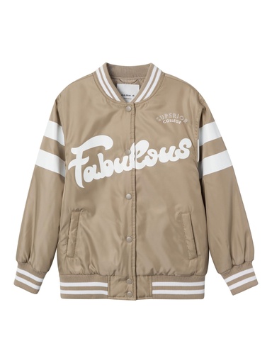 NAME IT KIDS - NKF MAJ BOMBER JACKET - Weathered Teak