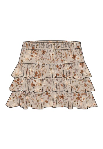 NAME IT KIDS - NKF NITARA SKIRT - Oatmeal