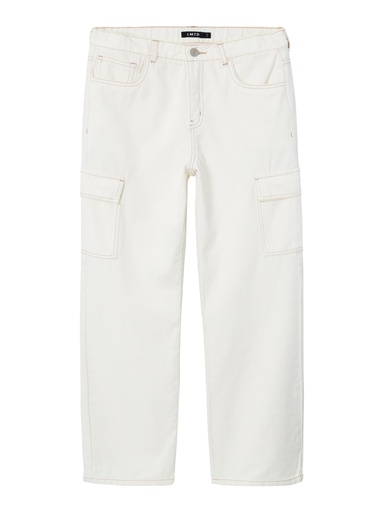 LMTD - NLN UTIZZA CARGO PANT - White Alyssum INCENSE STITCHES