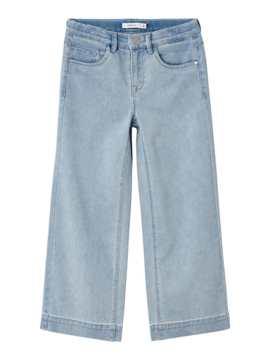 NAME IT KIDS - NKF ROSE HW WIDE JEANS 1356-ON NOOS - Light Blue Denim
