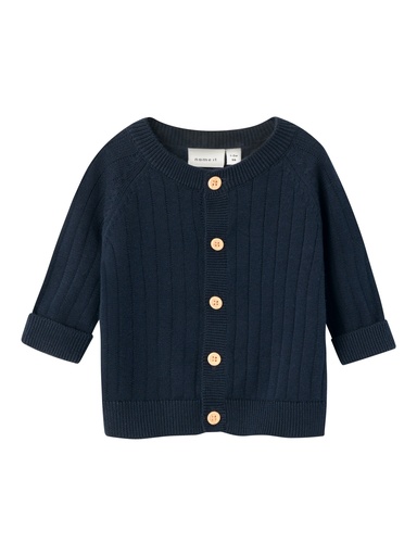 NAME IT BABY - NBM THEODOR LS KNIT CARD - Dark Sapphire