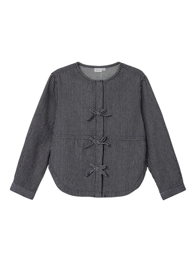 NAME IT KIDS - NKF DAWN LS SHIRT 4774-TL T EP - Dark Navy WHITE