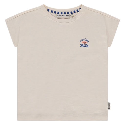 Babyface - girls shirt short sleeve - offwhite - BBE24208630