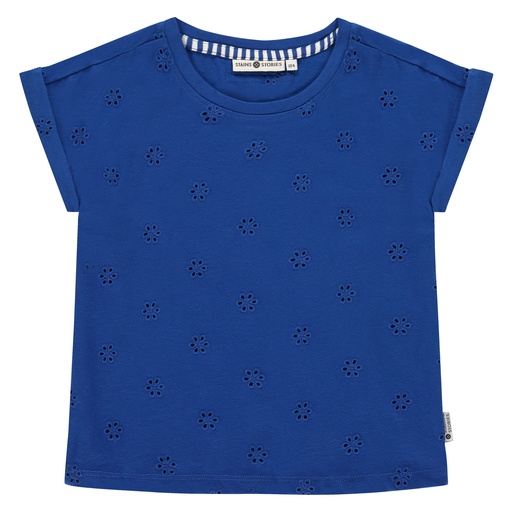 Babyface - girls shirt short sleeve - cobalt - BBE24208632