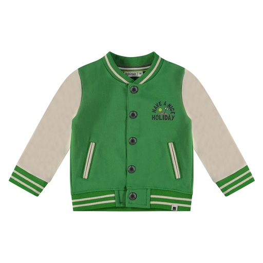 Babyface - baby boys sweat cardigan - grass - NWB24227427