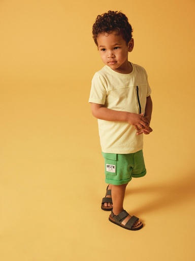 NAME IT MINI - NMM JENAS LONG SWE SHORTS UNB PB - Green Spruce