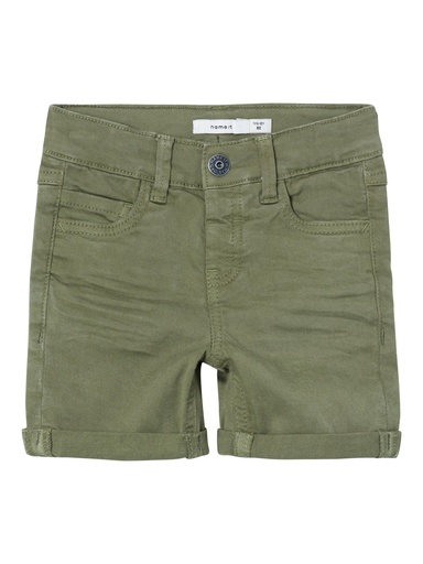 NAME IT MINI - NMM SILAS ISAK L TWI SHORTS 9587-MF TB - Deep Lichen Green