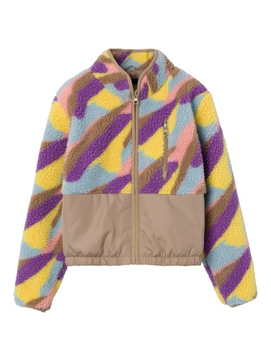 NAME IT KIDS - NKF MOLLA TEDDY JACKET - Savannah Tan