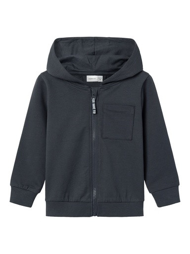 NAME IT MINI - NMM BENN SWEAT CARD UNB WH - India Ink