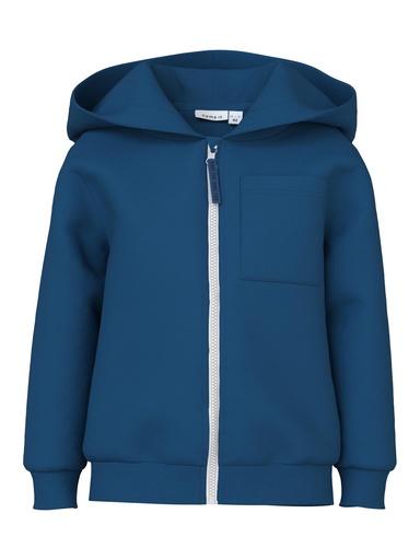 NAME IT MINI - NMM BENN SWEAT CARD UNB WH - Set Sail